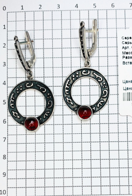 О-1383 Серьги (Ag 925) 