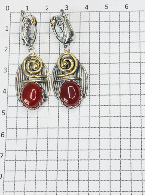 О-1344с Серьги (Ag 925)